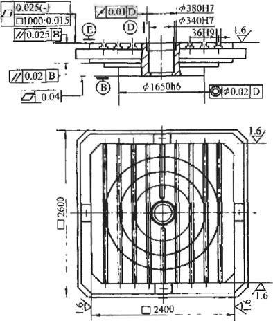 重型回转工作台加工工艺分析 - 工艺分析 中国